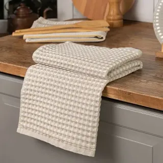 Cleanelly – Полотенце гладкотканое с рельефной клеткой Piccole gioie 50х70 , 