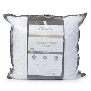 Cleanelly – Подушка с бортиком 70х70 БАМБУКОВАЯ НОЧЬ (полиэфирное волокно) , размер 70Х70