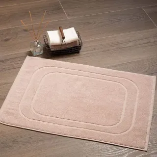 Cleanelly – Коврик для ног 50х70 махровый Base del comfort, бежевый