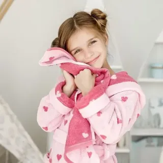 Халат махровый детский Bimba felice с капюшоном 