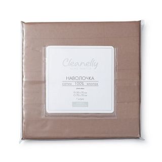 Cleanelly – Наволочка с ушками 50х70 Big Stripe (сатин), размер 50Х70