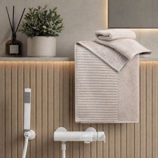 Cleanelly – Полотенце махровое Водопад, бежевый Cleanelly – Полотенце махровое Водопад, бежевый