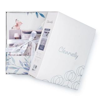 Cleanelly – Комплект постельного белья Нектар в подарочной упаковке , размер 1,5 спальное, 2 спальное, Дуэт, Евро