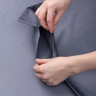 Cleanelly – Пододеяльник Сапфир (мако-сатин), размер Двуспальный, Полуторный, Евро