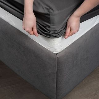Простыня на резинке Cleanelly сатин 250TC