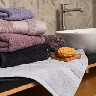 Cleanelly – Полотенце махровое Solo uno, голубой
