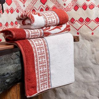 Cleanelly – Набор махровых полотенец Scarlet flower , 