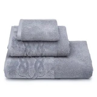 Cleanelly – Полотенце махровое Base del comfort, серый