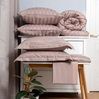 Простыня на резинке Капучино (сатин)