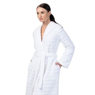 Халат махровый Bianco e nero женский с капюшоном 