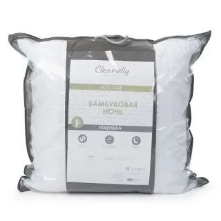 Cleanelly – Подушка с бортиком 70х70 БАМБУКОВАЯ НОЧЬ (полиэфирное волокно) , размер 70Х70