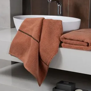 Cleanelly – Полотенце махровое Base del comfort с петелькой, бежевый