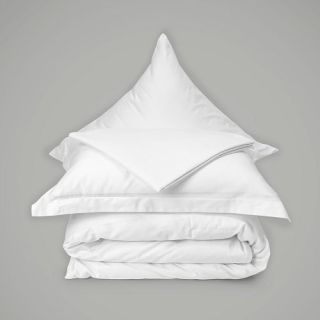 Cleanelly – Комплект постельного белья Белый жемчуг в подарочной упаковке , размер Дуэт, Евро