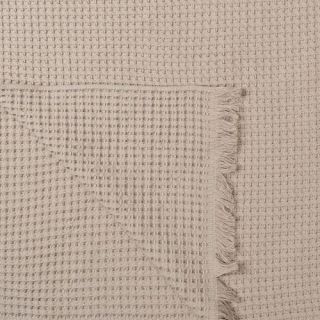 Плед жаккардовый Coperta с бахромой