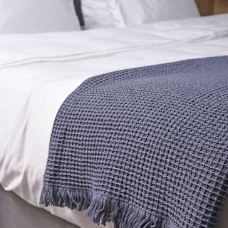 Плед Tocco 180x140 с бахромой 