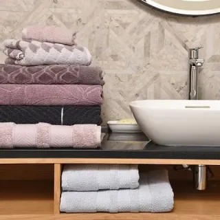Cleanelly – Полотенце махровое Solo uno, голубой