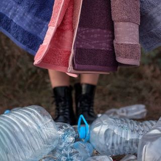 Cleanelly – Полотенце махровое с добавлением в отделке полиэстера Забота, бежевый