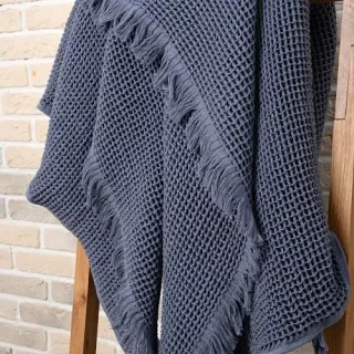 Плед Caldo 170x130 с бахромой 