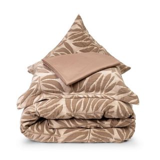 Cleanelly – Комплект постельного белья Пальмовая ветвь (рельефное) в подарочной упаковке, размер Евро