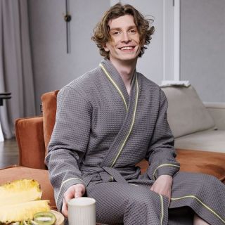Халат вафельный Gioia di vivere мужской