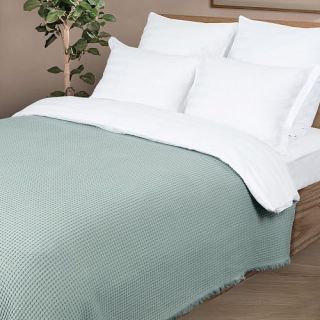 Плед жаккардовый Coperta с бахромой