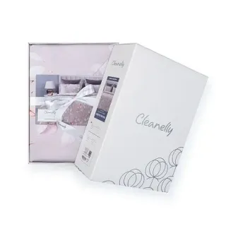 Cleanelly – Комплект постельного белья Вдохновение в подарочной упаковке , размер 1,5 спальное, 2 спальное, Дуэт, Евро