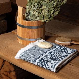 Рельефное полотенце Узорочье 95х170