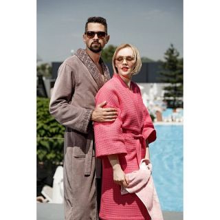 Халат вафельный La vita e bella женский