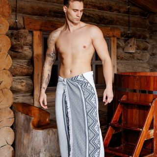 Рельефное полотенце Узорочье 95х170