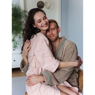 Халат гладкотканый La mia casa женский