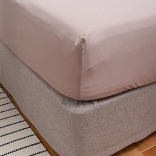Простыня на резинке Капучино (сатин)