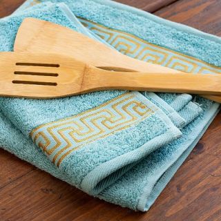 Cleanelly – Полотенце махровое Bend 30х50, голубой