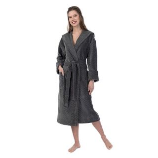 Халат махровый Новая эко-классика универсальный с капюшоном