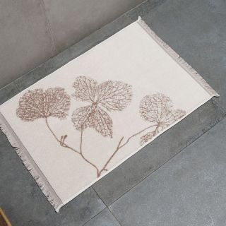 Cleanelly – Коврик для ног 50х70 махровый Gioia di vivere с бахромой, 