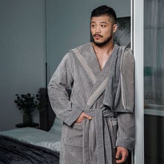 Халат махровый Mia armonia мужской c капюшоном