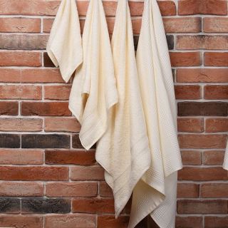 Cleanelly – Полотенце махровое Linea di agio 30х50, молочный