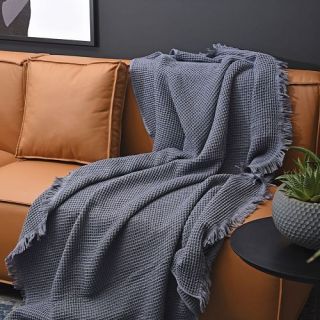 Плед Tocco 180x140 с бахромой 