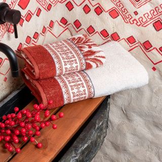 Cleanelly – Набор махровых полотенец Scarlet flower , 