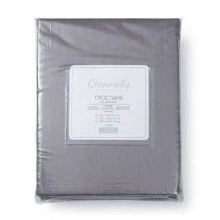 Простыня на резинке Cleanelly (сатин)