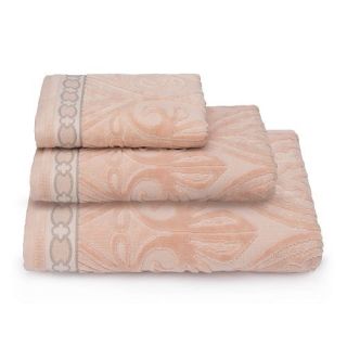 Cleanelly – Полотенце махровое Motivi veneziani в подарочной коробке, розовый