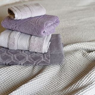 Cleanelly – Полотенце махровое Solo uno, сиреневый туман