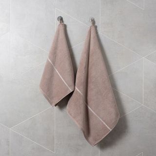 Cleanelly – Полотенце махровое Base del comfort с петелькой, бежевый