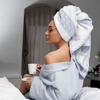 Cleanelly – Полотенце махровое Ora e sempre с петелькой, 