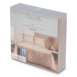 Cleanelly – Комплект постельного белья ЛИЛЕЙНИК, размер 1,5 спальное, 2 спальное, Дуэт, Евро