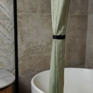 Штора для ванной комнаты Cleanelly 180х200 тканевая