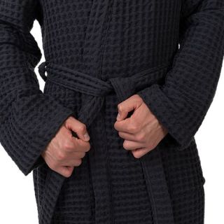 Халат вафельный Al massimo мужской (рельефный)