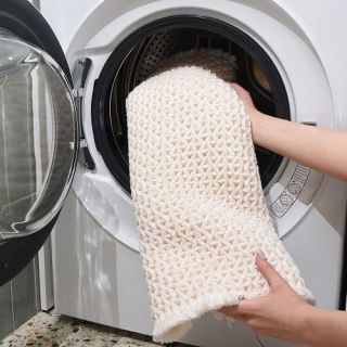 Cleanelly – Коврик для ванной комнаты рельефный , молочный
