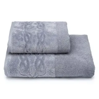 Cleanelly – Полотенце махровое Base del comfort, серый