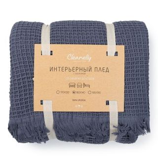 Плед Tocco 180x140 с бахромой 