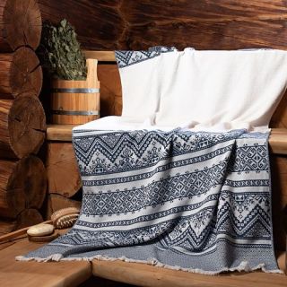 Рельефное полотенце Узорочье 95х170